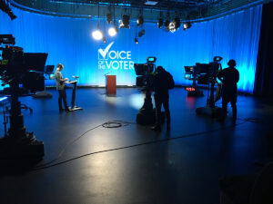 Voice of the Voter debate studio