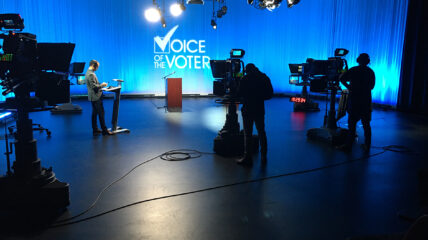 Voice of the Voter debate studio