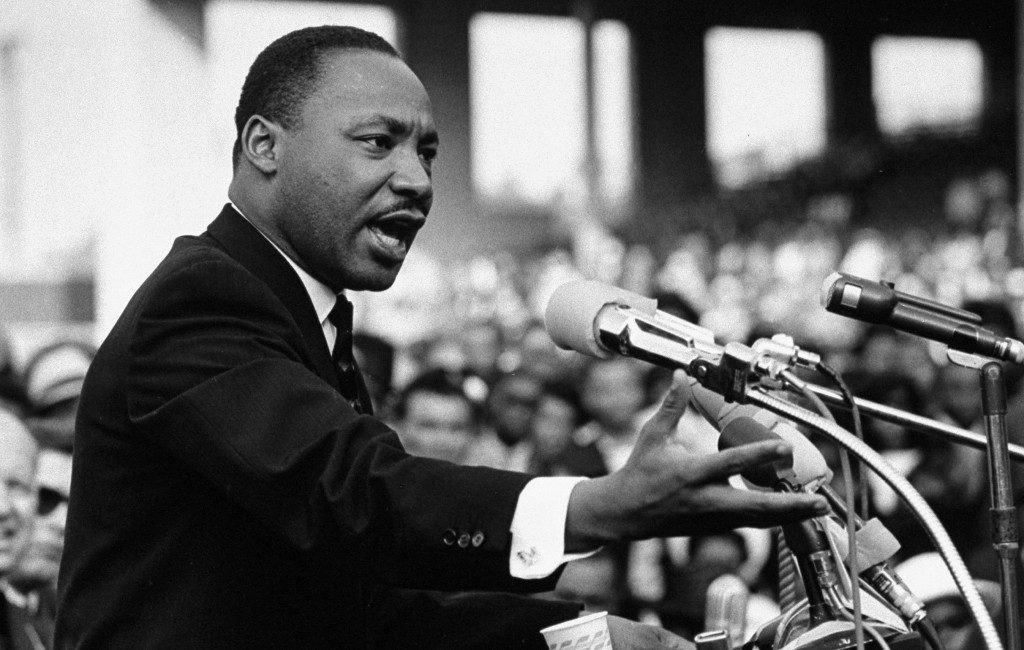 Martin Luther King Jr. Making Speech