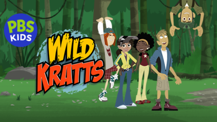 Wild Kratts characters in the woods