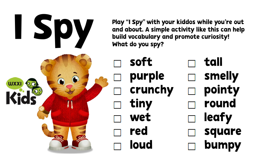 I Spy with Daniel Tiger