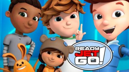 Ready Jet Go! Animated characters pictured