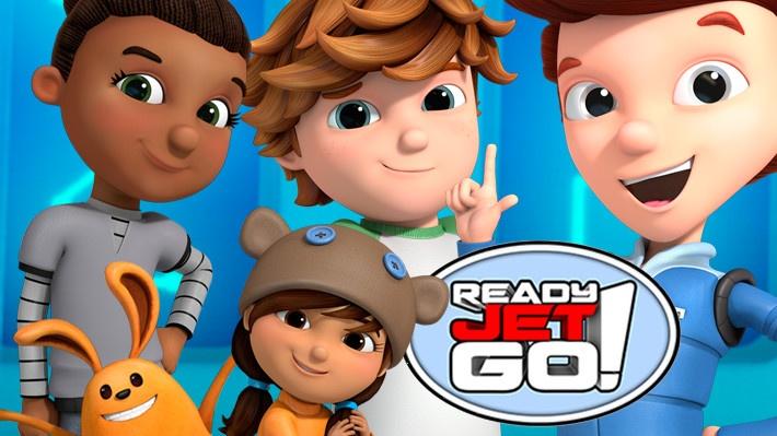 Ready Jet Go! Animated characters pictured