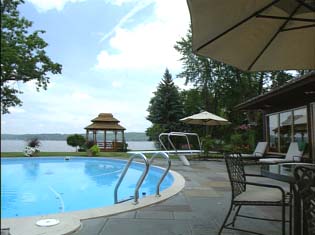Sands Pool and View of Canandaigua Lake