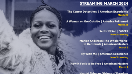 Women's History Month Programs Streaming: Photo of a Black Women Waving