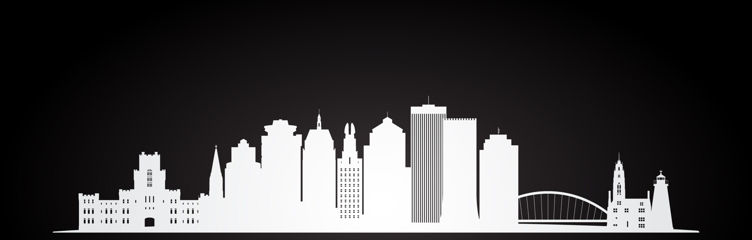 An illustration of Rochester, NY skyline