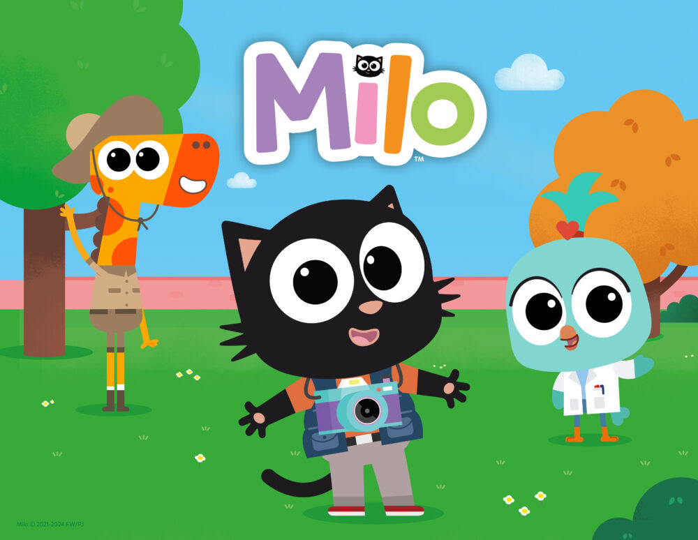 Milo With Lofty, Milo and Lark pictured