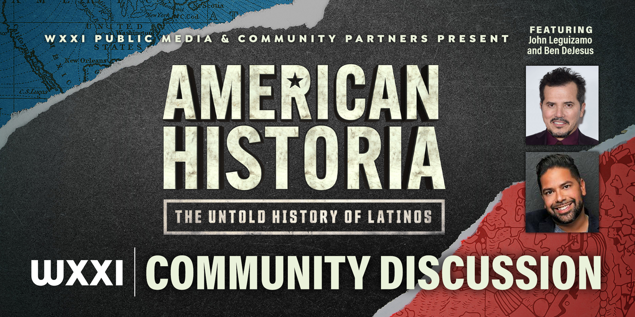Title card read AMERICAN HISTORIA COMMUNITY DISCUSSION