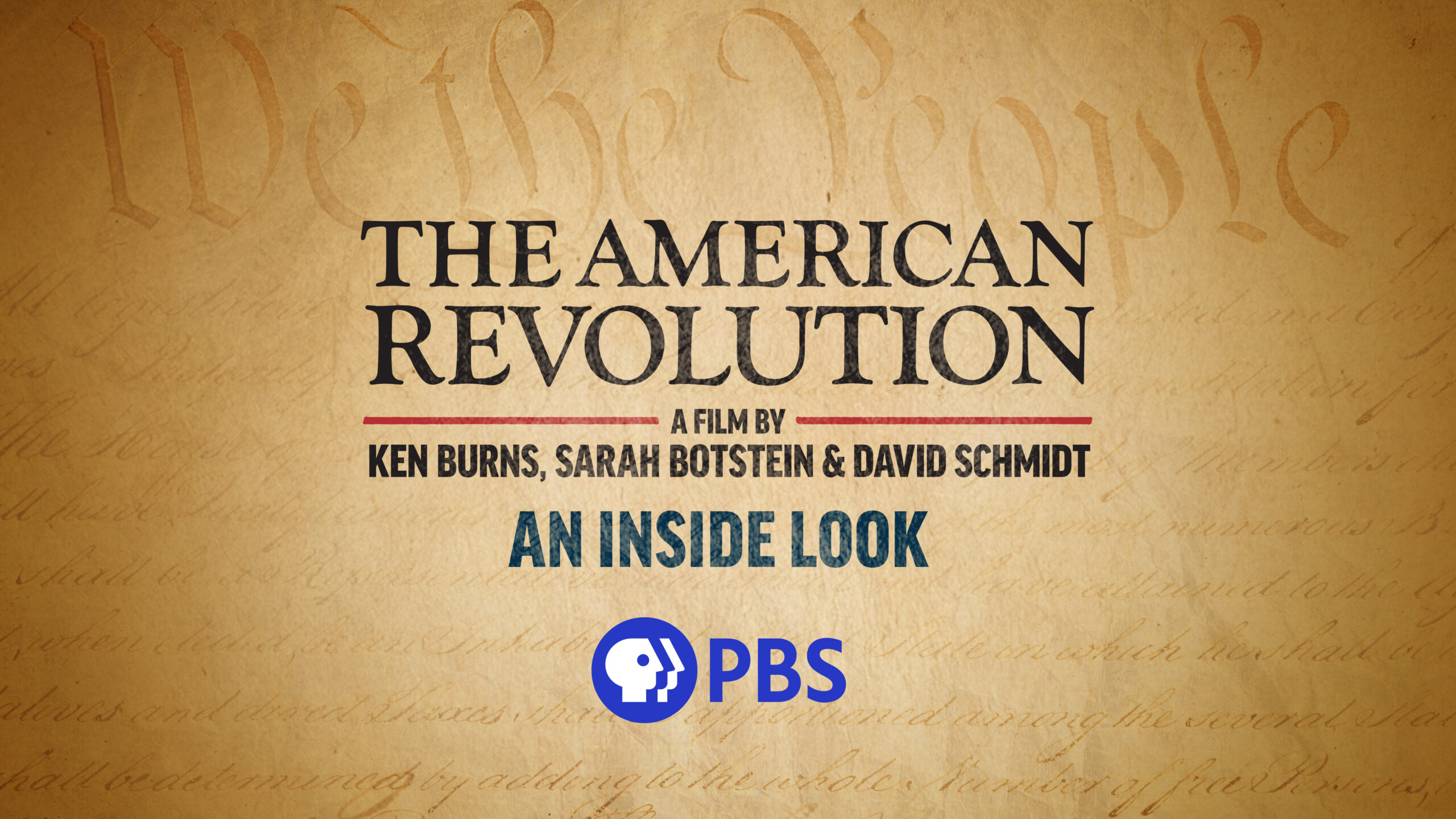 antique brown background with Black copy that reads: THE AMERICAN REVOLUTION