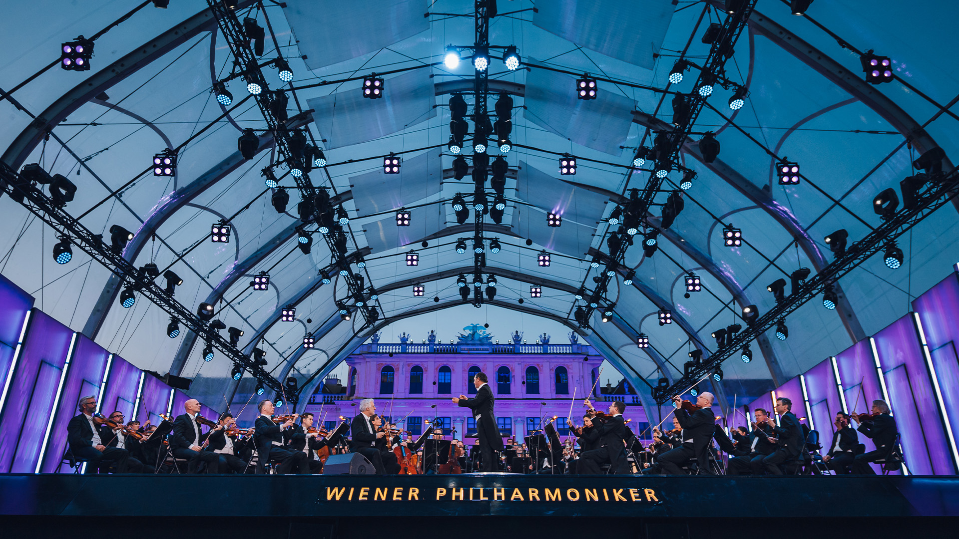 the stage of the Vienna Philharmonic