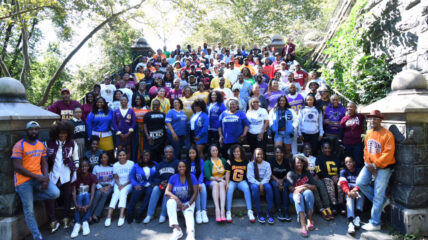 A photograph of HBCU alumni gathered together