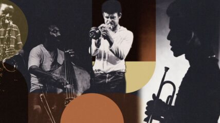 A man playing the trumpet