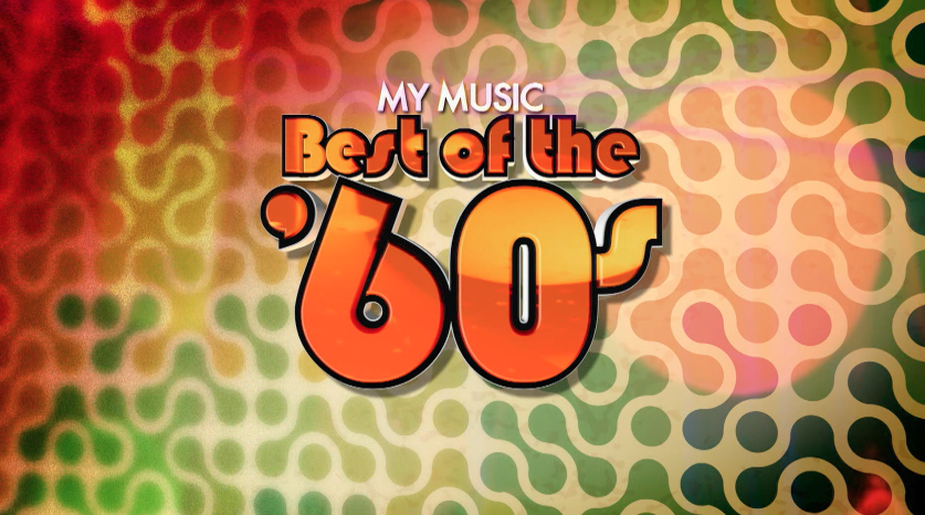 Orange and green swiggle lines make up the background. Type in orange reads: Best of the '60s