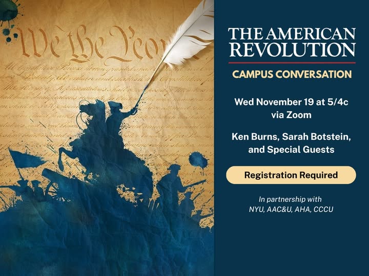 The American Revolution Campus Conversation Webinar