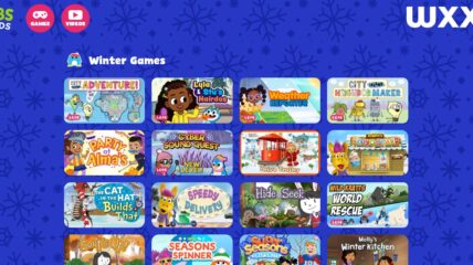PBS KIDS WXXI Winter Games Page