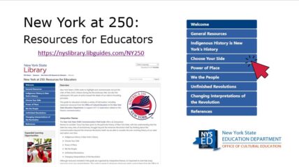 New York at 250 Resources for Educators