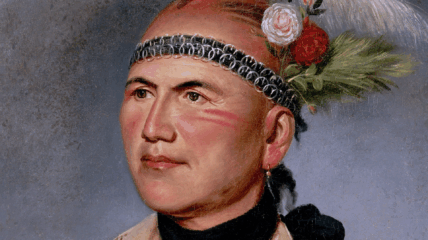 Painting of a Native American Man
