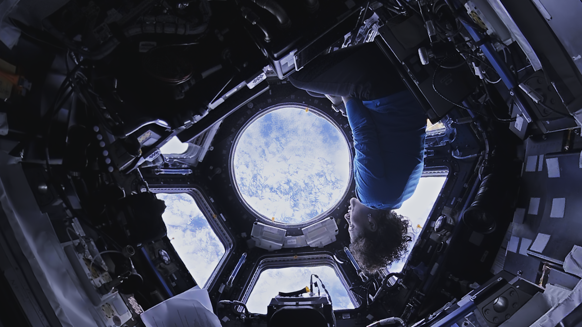 Moonrise on ISS